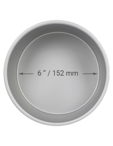 Molde Redondo Metal 15,2x7,6cm PME