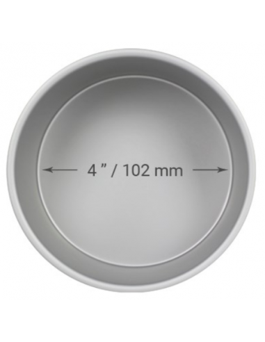 Molde Redondo Metal 10,2x10,2cm PME
