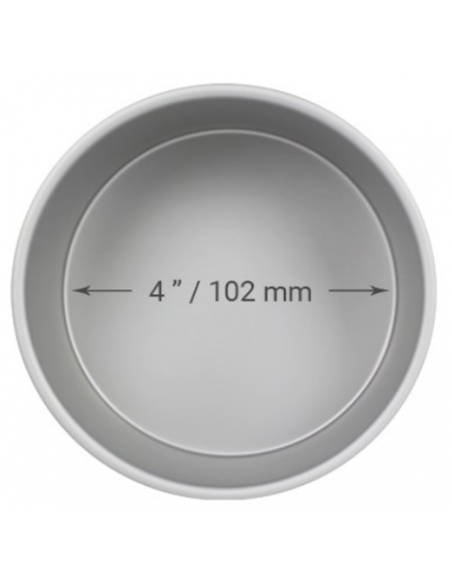 Molde Redondo Metal 10,2x10,2cm PME