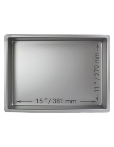 Molde Rectangular Metal 27,9x38x7,6cm PME