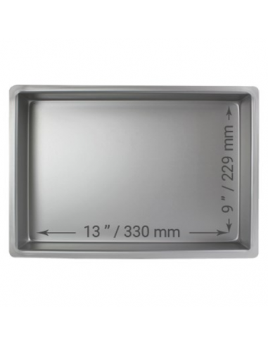 Molde Rectangular Metal 22,9x33x7,6cm PME