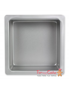 Molde Cuadrado Metal 10,2x10,2x7,5cm PME