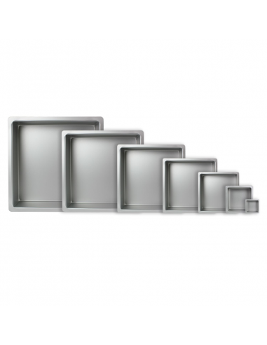 Molde Cuadrado Metal 10,2x10,2x7,5cm PME