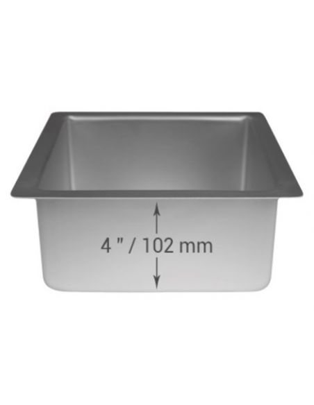 Molde Cuadrado Metal 35,6x35,6x10,2cm PME