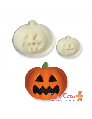 Molde Fondant Calabaza 2uds JEM