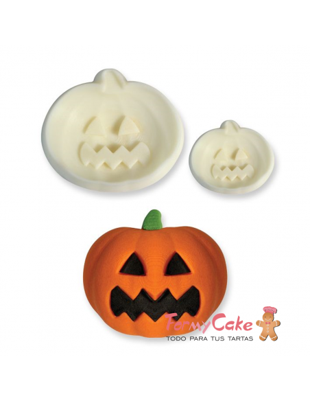 Molde Fondant Calabaza 2uds JEM