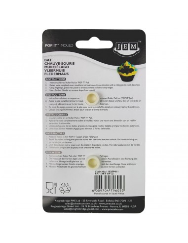 Molde Fondant Murcielago JEM