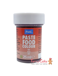 Colorante Pasta Rojo 25gr PME