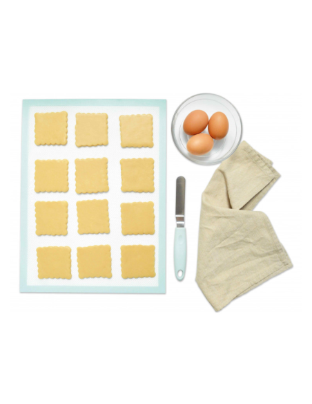 Tapete De Fibra De Vidrio Y Silicona Para Hornear 40x30cm Scrapcooking