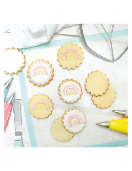 Tapete De Fibra De Vidrio Y Silicona Para Hornear 40x30cm Scrapcooking