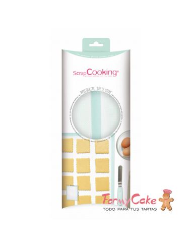 Tapete De Fibra De Vidrio Y Silicona Para Hornear 40x30cm Scrapcooking