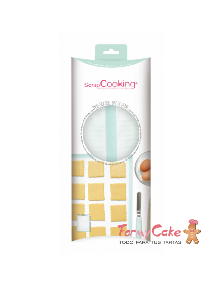 Tapete De Fibra De Vidrio Y Silicona Para Hornear 40x30cm Scrapcooking