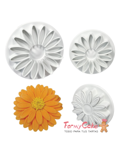 Cortantes Girasoles 3ud PME