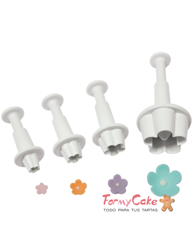 Cortantes Blossom 4ud PME