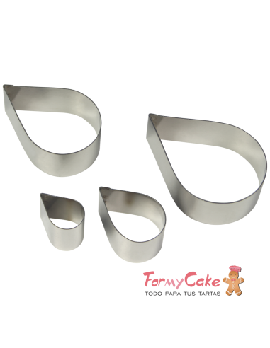 Cortantes Petalos Rosa 4ud PME