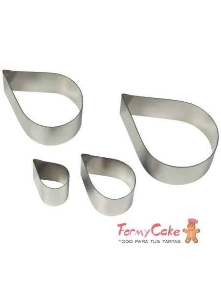 Cortantes Petalos Rosa 4ud PME