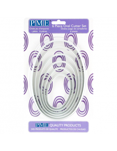Cortantes Ovalos 6ud PME