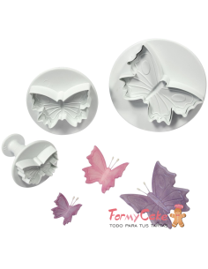 Cortantes Mariposas 3ud PME