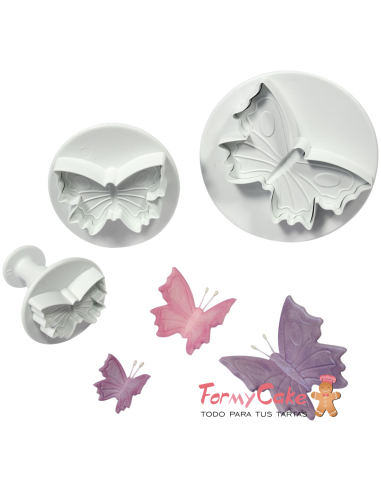 Cortantes Mariposas 3ud PME