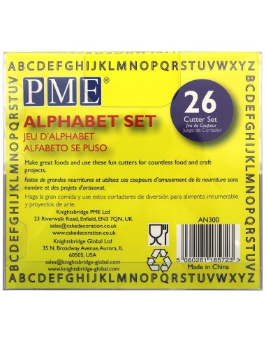Cortantes de Alfabeto PME