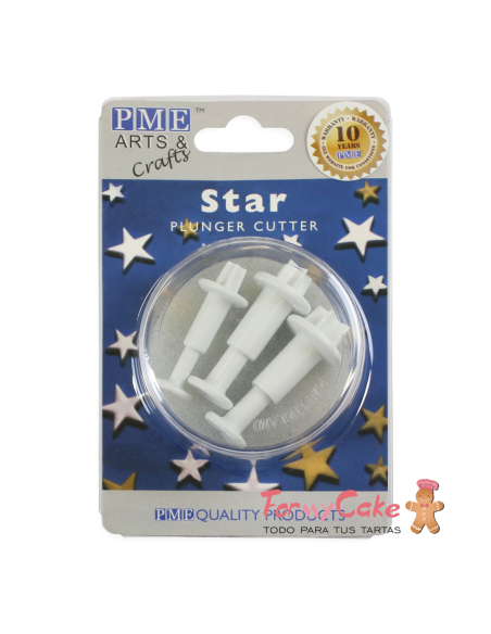 Cortantes Estrellas 3ud PME