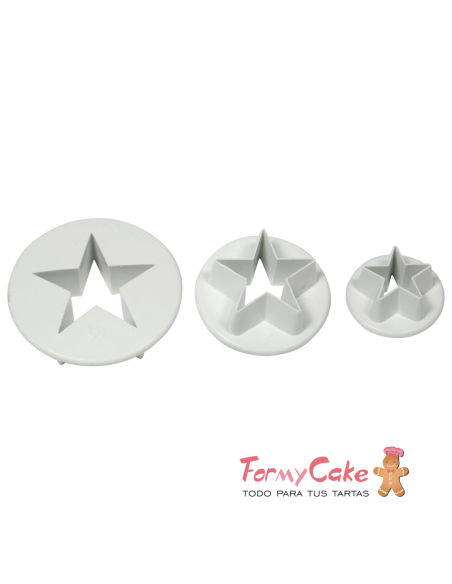 Cortantes Estrellas 3ud PME