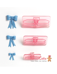 Crea preciosos lazos 3D con este set de 3 cortadores de lazo grandes.