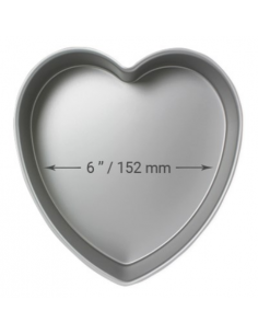 Molde Metal Corazón 15,2x7,5cm PME 2