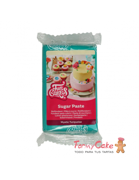 Fondant Mystic Turquesa 250gr Funcakes