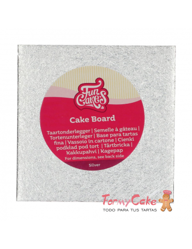 Base Cuadrada para Tartas 15cm Funcakes