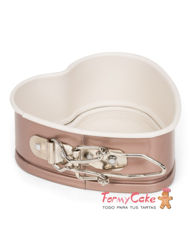 Molde Mini Corazón Desmoldable 12cm Patisse