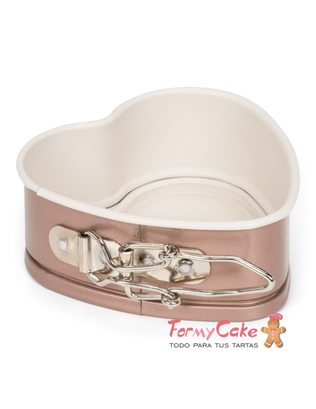 Molde Mini Corazón Desmoldable 12cm Patisse