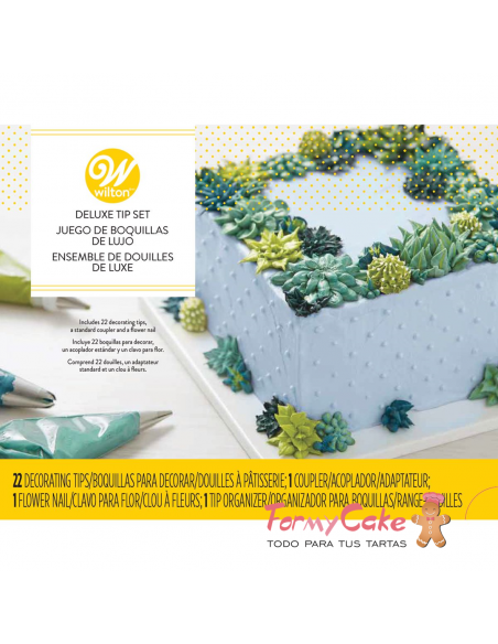 Kit Boquillas 22ud Wilton