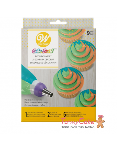 Kit Boquillas 3 Colores Wilton