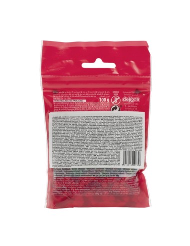 Corazones Colores De Azucar 100g Dekora