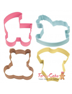 Cortantes Bebé 4ud Wilton