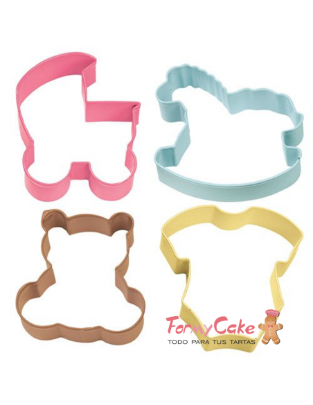 Cortantes Bebé 4ud Wilton