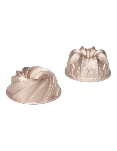 Molde Aluminio Bundt 2uds Patisse