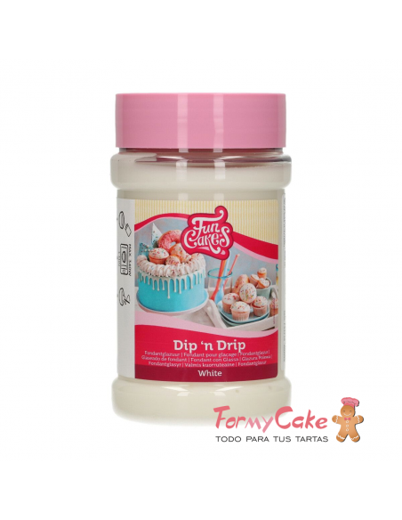 Dip´n Drip De Fondant Blanco 375gr. Funcakes