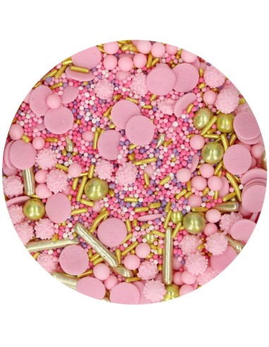 Sprinkle Medley Glamour Pink 180g Funcakes