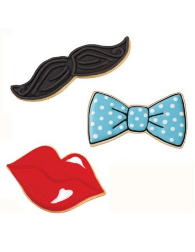 Cortantes Pajarita, Labios y Bigote Wilton