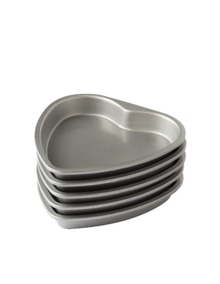 Set De 5 Moldes Corazón Para Tartas Por Capas Decora