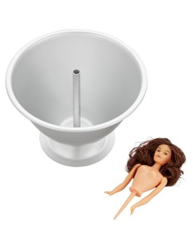 Molde Metal Falda Muñeca Wilton