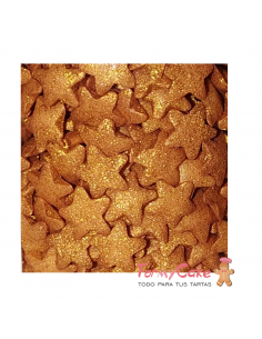 Estrellas Azucar Dorado oscuro 60gr Azucren