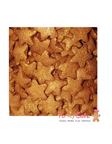 Estrellas Azucar Dorado oscuro 60gr Azucren