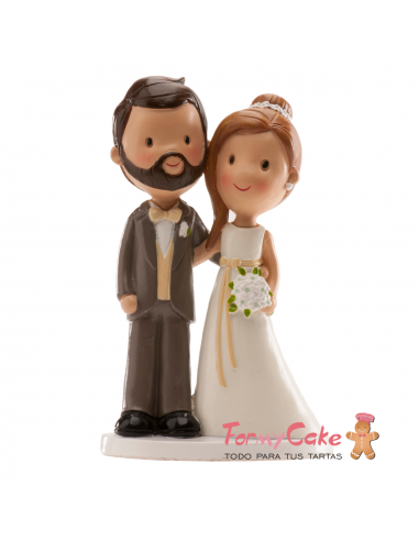 Figura para Tarta Boda "Old Fashion" 14cm Dekora