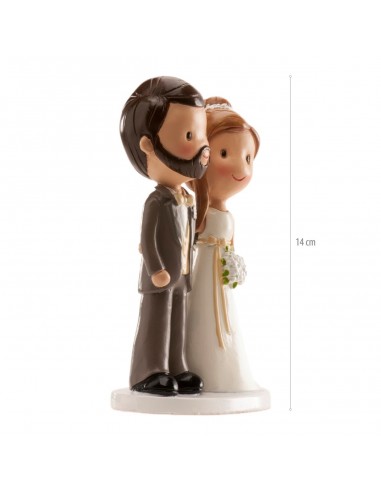 Figura para Tarta Boda "Old Fashion" 14cm Dekora