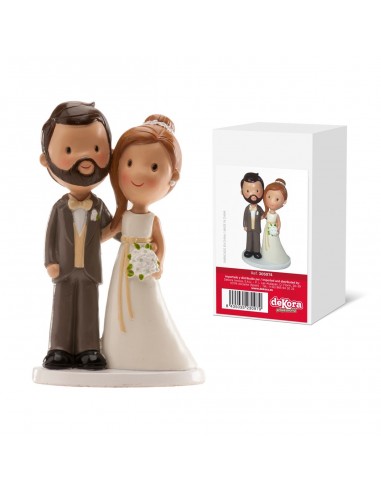 Figura para Tarta Boda "Old Fashion" 14cm Dekora