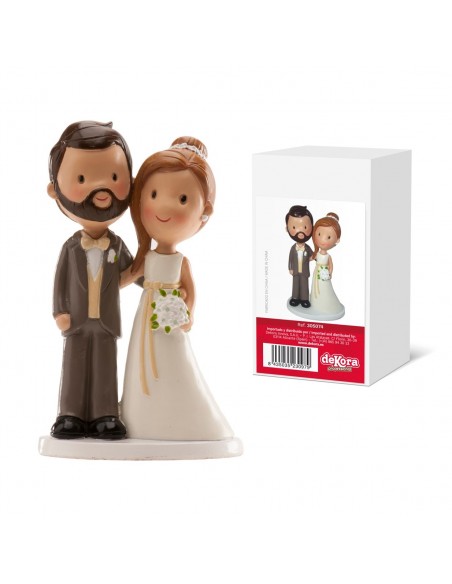 Figura para Tarta Boda "Old Fashion" 14cm Dekora