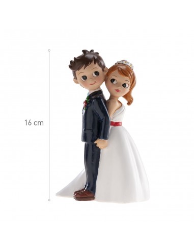 Figura para Tarta Boda "De Espaldas" 16cm Dekora